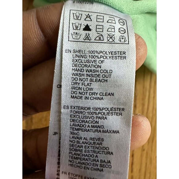 Forever 21 Floral Sleeveless Mint Green Dress With Buttons & Pockets Knee-Length - Picture 13 of 15